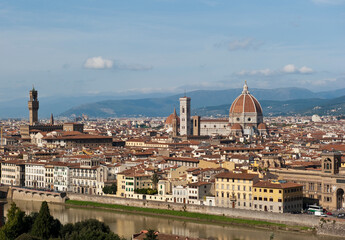 Fototapeta na wymiar Blick auf Florenz 