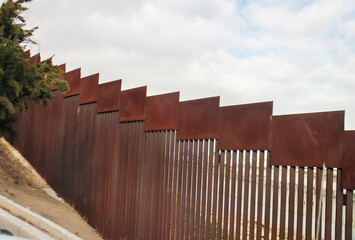 View of border wall