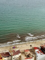 Spanish beach from above
