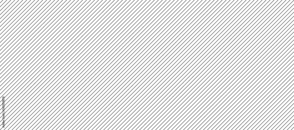 Fototapete Diagonal lines gray on white background, stripes grid, mesh pattern with dashes, seamless repeatable texture - stock vector