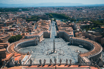 view of the vatican city