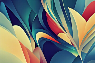 abstract organic lines wallpaper