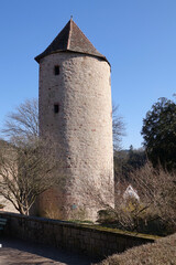 Obraz premium Blauer Hut in Weinheim