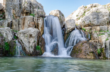 Obraz premium waterfall in the forest