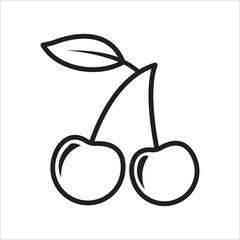 cherry icon vector design template