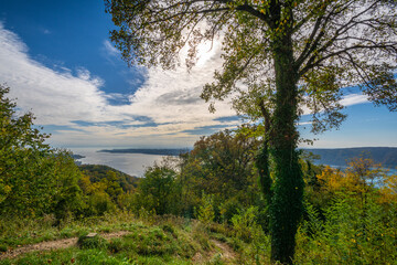  Panoramablick im Herbst über den Bodensee 