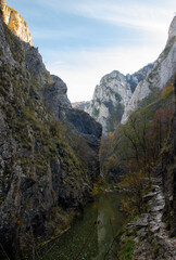 Landscape from the Turda gorges - Romania