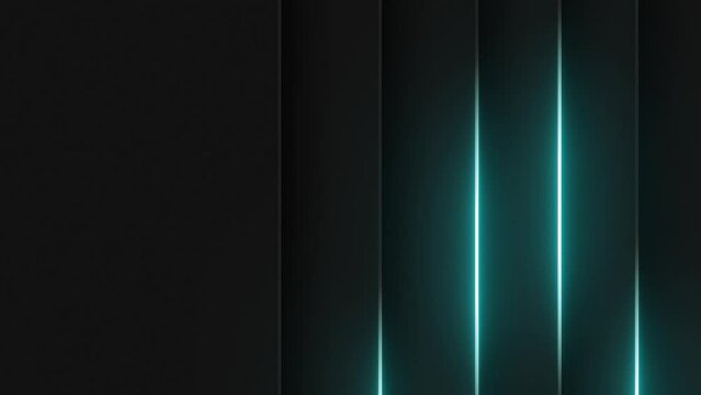 4k Blue Neon Light Pattern loop