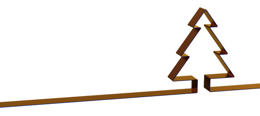 Christmas new year abstract 3d low poly tree card