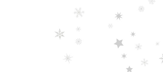 Winter christmas sky with falling snow