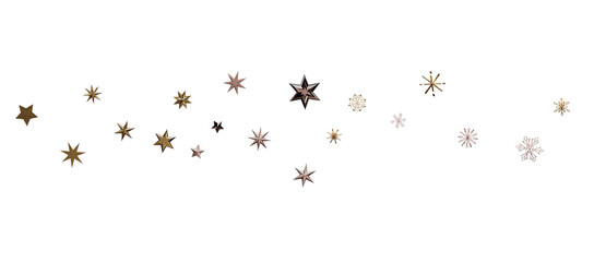 Winter christmas sky with falling snow