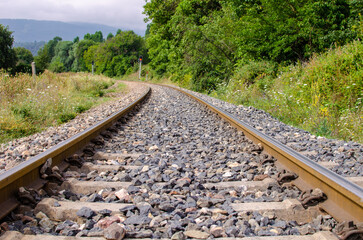 railway in the countryside