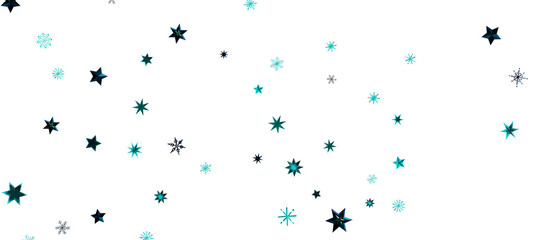 Christmas background design of snowflake and snow falling in the winter 3d illustration