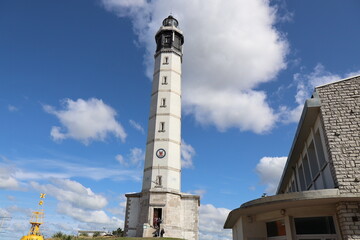 Fototapeta premium Le phare de Calais, ville de Calais, département du Pas de Calais, France