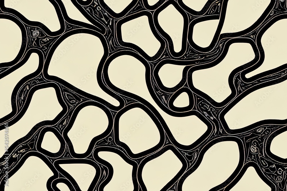 Poster seamless pattern of a dinosaurs skull background elements