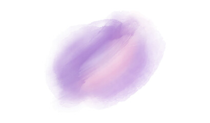 Purple watercolor brush stroke