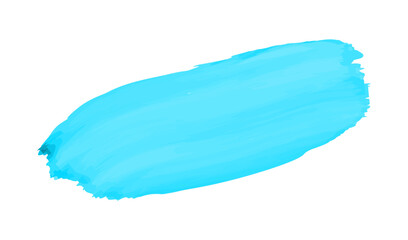 Blue watercolour brush