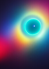 abstract background circle of light multicolored 