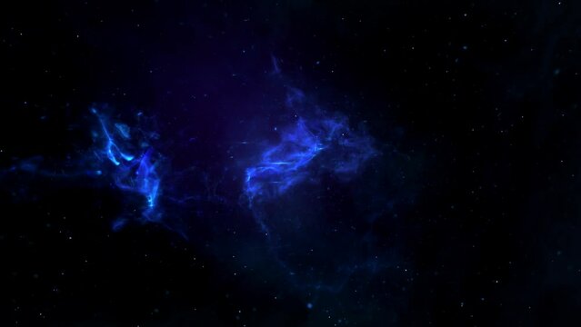 Plasma Bursts Blue Background 4K Loop features blue plasma bursts exploding out of a dark background atmosphere in a loop.