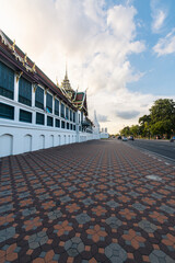 Fototapeta premium Streets around the Grand Palace in Bangkok