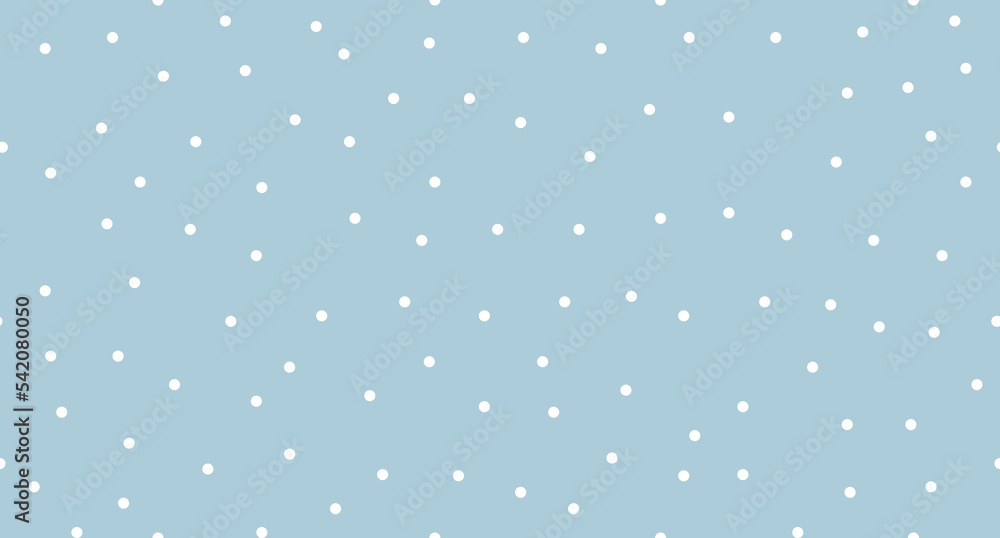 Poster seamless polka dot pattern. vector repeating texture. polka dot with color pastel background. blue p
