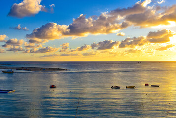 Fototapeta premium sunset over the sea