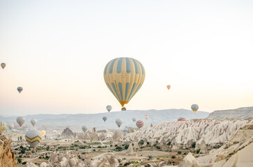 Hot air balloon in Cappadocia Turkey