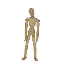 A wooden Mannequin