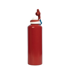 Obraz premium a red aluminum bottle