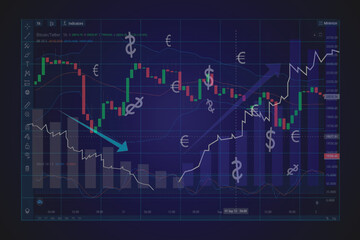 Economic global chart.