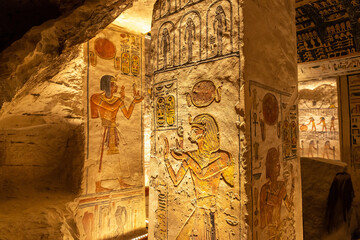 Tomb of Rameses V and VI in Luxor