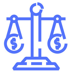 currency finance libra money line icon