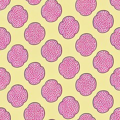 Classic Popular Flower Seamless pattern background For easy making seamless pattern use it for filling any contours