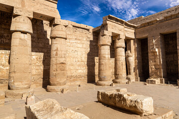 Obraz premium Medinet Habu temple in Luxor