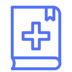 Obraz premium hospital medical medicine line icon