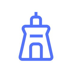 Obraz premium sea summer vacation line icon