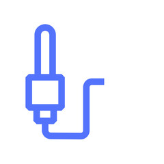 hardware jack tool usb line icon