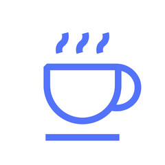 cafe coffee cup mug tea line icon