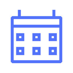 schedule school study line icon