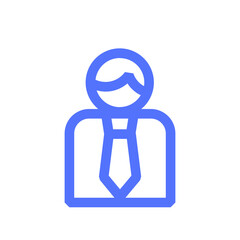 finance manager office outline icon