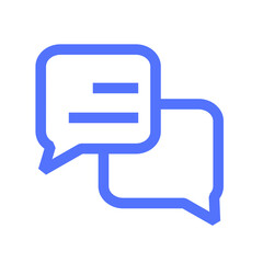 discuss message outline icon