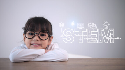 STEM Education Concept, STEM. Science Technology Engineering Math. Sci-Tech. Tech. Education concept. © FAMILY STOCK