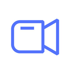 interface video outline icon