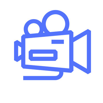 recommend clip art: film movie video watching outline icon