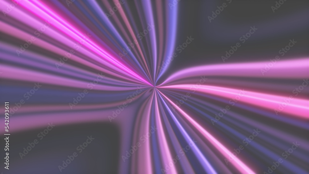 Aufkleber abstract radial glow lines. computer generated 3d render