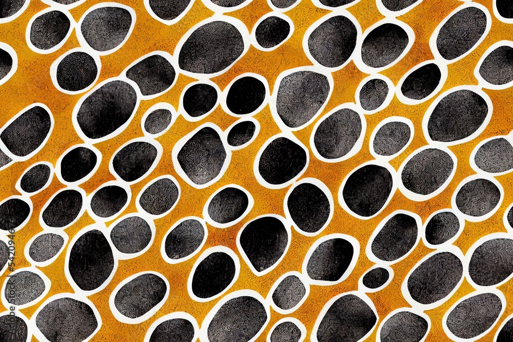 Poster ajrakh pattern and block print pattern and batik print pattern background illustration