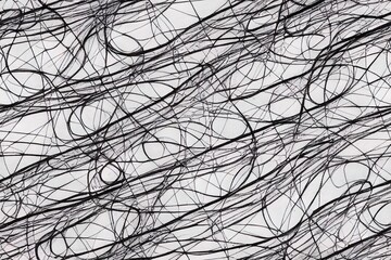 Fototapeta premium Simple seamless hand draw line pattern. Scribble. Vertical color lines.