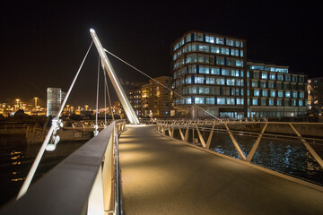 New bridge at the junction Helsingborg Sweden