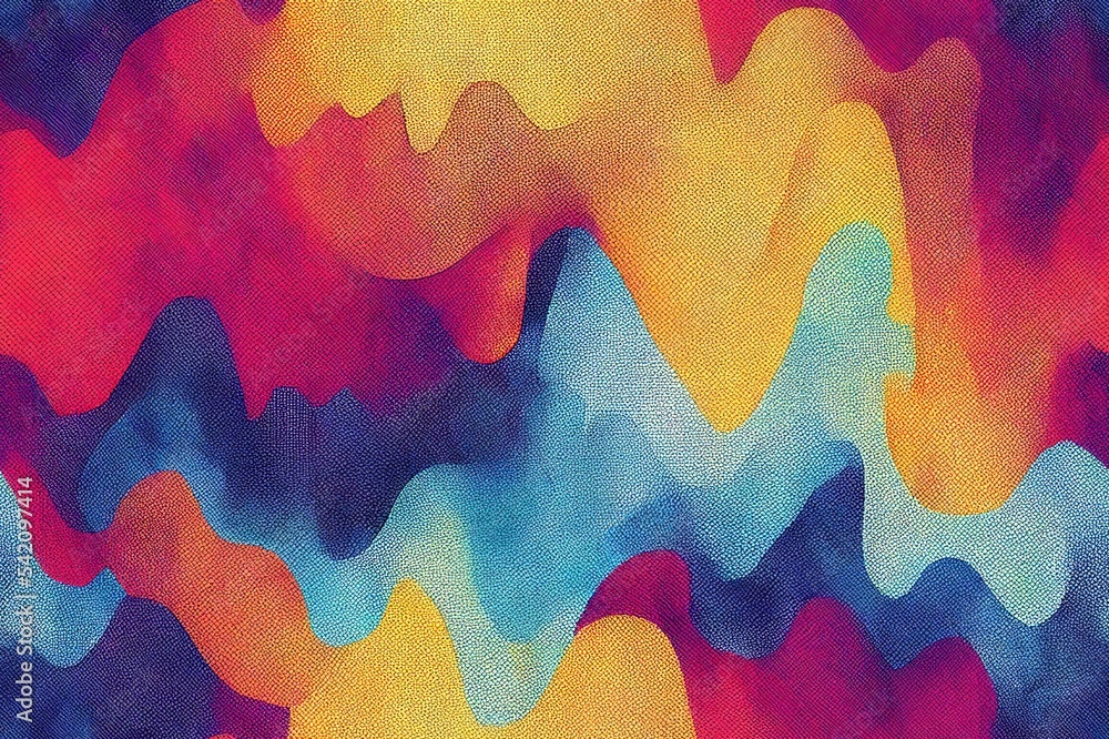 Poster writing pattern. abstract textured background with written colorful brushes. textile fashion pattern