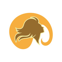 Hair Beauty logo. Vector logo design for beauty salon, hair salon, cosmetic and spa.